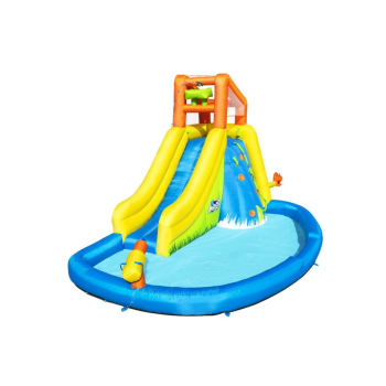 Plac zabaw dla dzieci 5+ Park wodny BESTWAY + Zjeżdżalnia + Wspinaczka